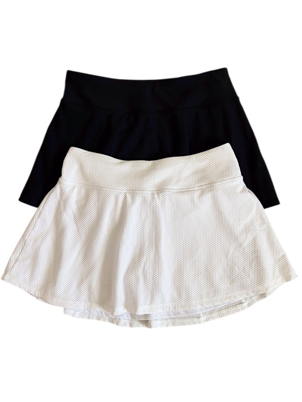 Kyodan Skort Bundle Black & White Golf Tennis Pickleball Athleisure Medium